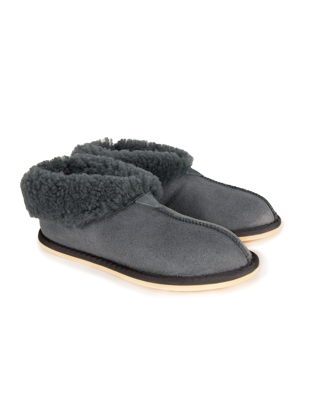 ladies grey slippers
