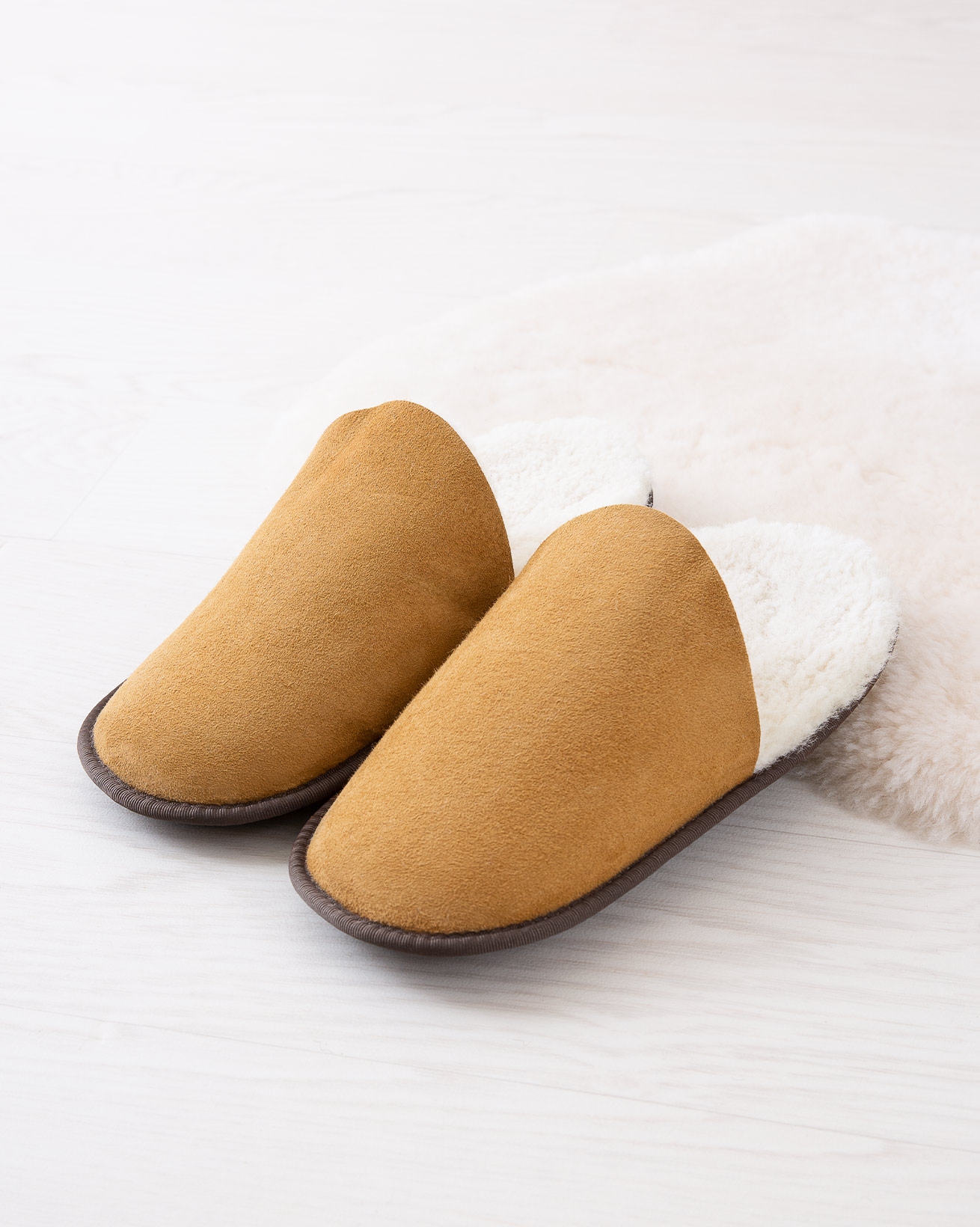 sheepskin scuff slippers