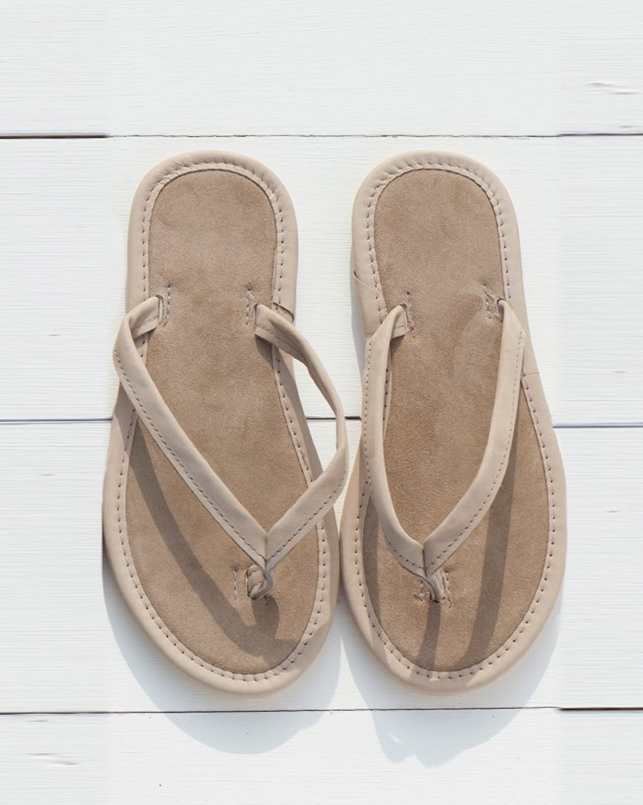 suede footbed sandals
