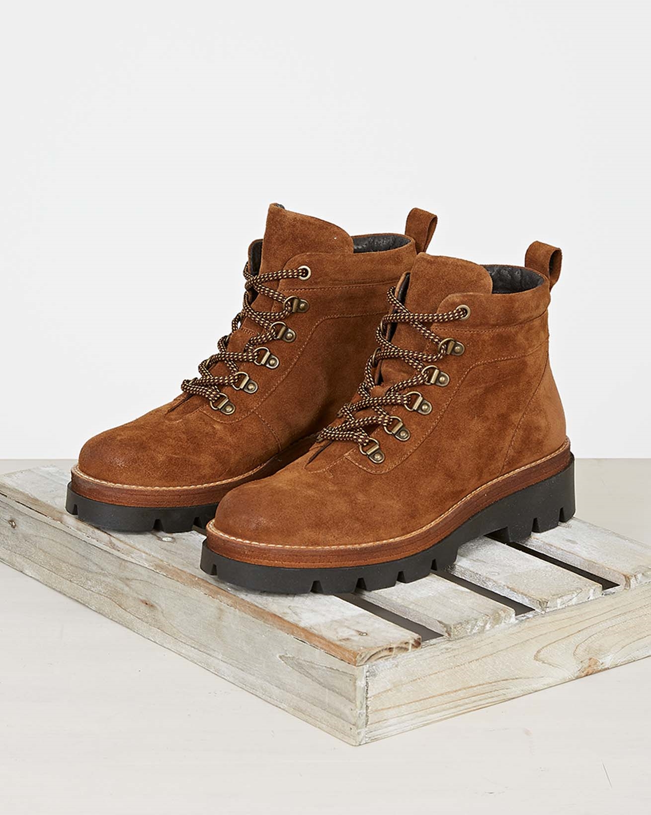 Chunky Hiker Boot / Tanners Brown / 39
