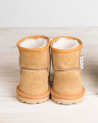 childrens sheepskin slipper boots