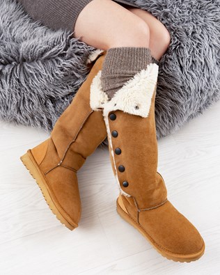 Knee Height | Women's Sheepskin Boots 