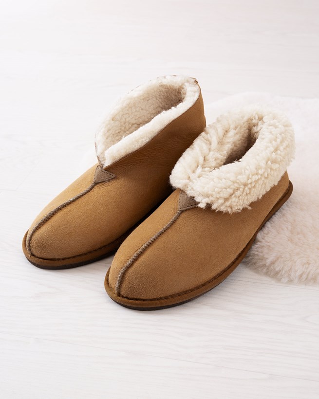 mens sheepskin slippers sale